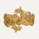 Pulseira Lalaounis Dragões, em Ouro com Rubis, Grécia, c.1970