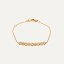 Pulseira Chaumet Bee My Love em ouro rosa com diamantes