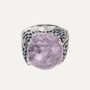 Anillo en oro, zafiros y amatista