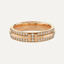 Anillo Tiffany & Co. «Tiffany T» en oro rosa y diamantes