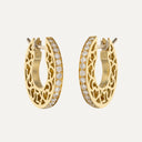 Aros de oro con diamantes