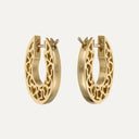 Aros de oro con diamantes