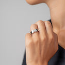 Anillo de oro y diamantes