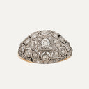 Anel em Ouro Bicolor com Diamantes