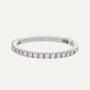 Conjunto de Aneis em Platina com Diamantes com Relatório GIA