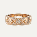Anel Chanel Coco Crush em Ouro Rosa com Diamantes