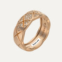 Anel Chanel Coco Crush em Ouro Rosa com Diamantes