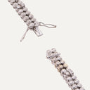 Pulsera floral con diamantes de 2,20 ct en oro blanco