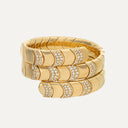 Pulseira em Ouro Amarelo de 18 kt com Diamantes de 2,4 ct
