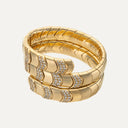 Pulseira em Ouro Amarelo de 18 kt com Diamantes de 2,4 ct