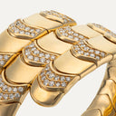 Pulseira em Ouro Amarelo de 18 kt com Diamantes de 2,4 ct