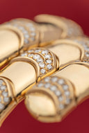 Pulseira em Ouro Amarelo de 18 kt com Diamantes de 2,4 ct