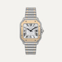 Relógio Cartier Santos Modelo Médio em Aço e Ouro Amarelo 18 kt