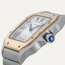 Relógio Cartier Santos Modelo Médio em Aço e Ouro Amarelo 18 kt