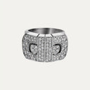 Anel Bulgari Parentesi, ouro e diamantes