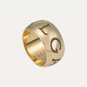 Anel Bulgari Monologo em ouro amarelo