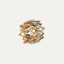 Anillo de oro y diamantes