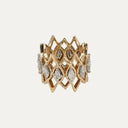 Anillo de oro y diamantes