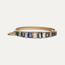 Pulseira em Ouro com Safiras Azuis e Amarelas