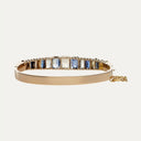 Pulseira em Ouro com Safiras Azuis e Amarelas