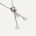 Fio com pendente Bulgari B. Zero1 em Ouro Branco