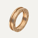 Anel Bulgari B.zero1 Contemporâneo em Ouro Rosa
