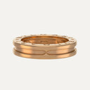Anel Bulgari B.zero1 Contemporâneo em Ouro Rosa