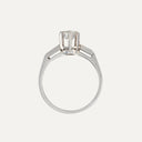 Anel em Ouro Branco com 3 Diamantes 0,72 ct