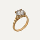 Anel Solitário com Diamante 2,84 ct em Ouro Amarelo