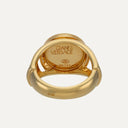 Anel Gianni Versace Medusa Angel em Ouro Amarelo