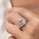 Anillo Chaumet Joséphine Aigrette con perla y diamantes en oro blanco