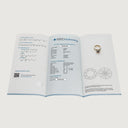 Anillo solitario con diamante de 2,84 ct en oro amarillo