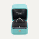 Anillo Tiffany & Co. de platino con diamante central de 0,31 ct