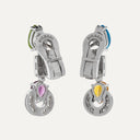 Pendientes Bulgari Allegra con diamantes, citrino, topacio, peridoto y turmalina