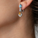 Pendientes Bulgari Allegra con diamantes, citrino, topacio, peridoto y turmalina