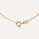 Collar con colgante en oro amarillo con esmeralda de 5,8 ct y diamantes