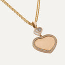 Collar con colgante en oro Chopard Happy Hearts, edición limitada 007, con diamantes