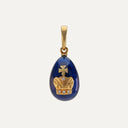 Pendente Fabergé by Victor Mayer em Ouro e Esmalte Azul
