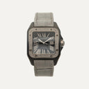 Relógio Cartier Santos 100 com Diamantes em Aço e Titânio