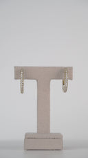Aros de oro con diamantes