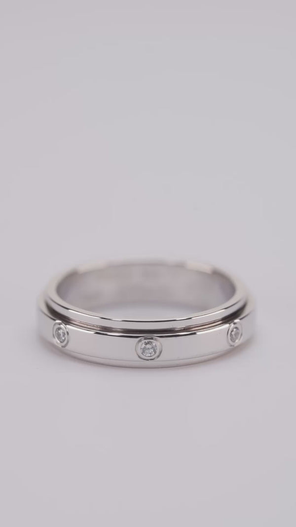 Anel Piaget Possession em Platina com Diamantes 0,14 ct