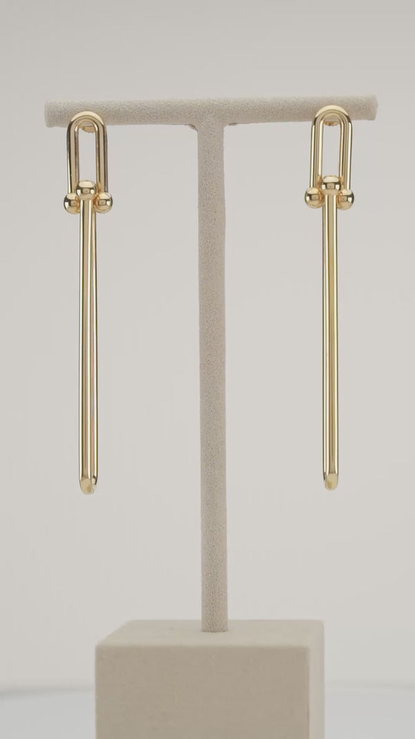 Brincos Tiffany & Co. HardWear em Ouro Amarelo