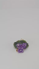Pregadeira Andreas Daub com Ametista, Jade, Diamante e Ouro