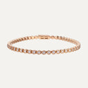 Pulseira Cartier Essential Lines em ouro rosa com diamantes