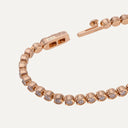 Pulsera Cartier Essential Lines en oro rosa con diamantes