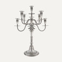 Candelabro de 9 brazos en plata 916‰ atribuido a Leitão & Irmão